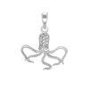 Octopus with CZ's Charm (20 x 18mm)