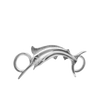 Marlin fish Bracelet Top in Sterling Silver (30 x 11mm)