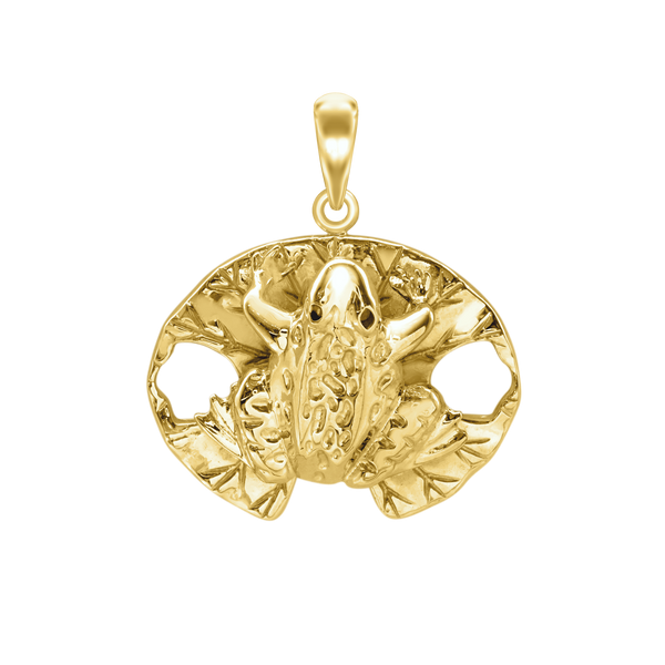 Frog on Lilypad Charm (32 x 29mm)
