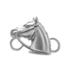 Horse Head Bracelet Top in Sterling Silver (28 x 22mm)