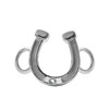 Horseshoe Bracelet Top in Sterling Silver (27 x 19mm)
