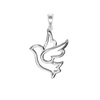 Dove Outline Charm (33 x 20mm)