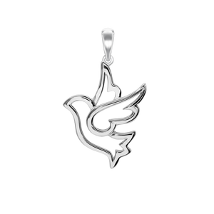 Dove Outline Charm (33 x 20mm)