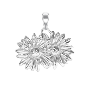 Two Sunflowers Charm (26 x 27mm)