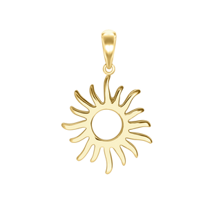 Open Sun Charm (25 x 17 mm)