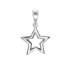 Small Open Star Charm (18 x 12mm)