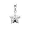 Small Solid Star Charm (18 x 11 mm)
