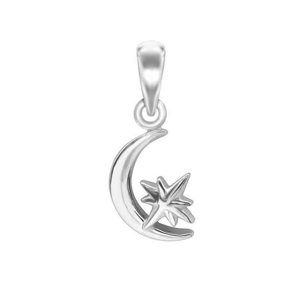 Half Moon and Star Charm (23 x 20 mm)