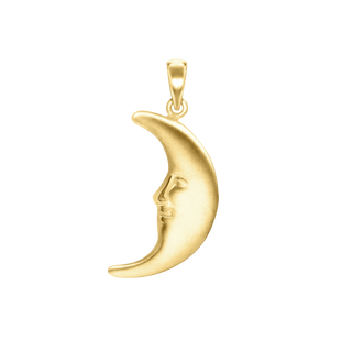 Half Moon with Face Charm (29 x 13 mm)
