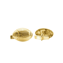 Load image into Gallery viewer, Football Cuff Links in Sterling Silver (21 x 22mm)
