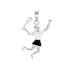 Tennis Player Charm (27 x 14mm)