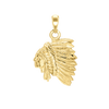 Native American Headress Charm (27 x 17mm)
