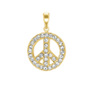 Peace Sign Charm (29 x 20mm)