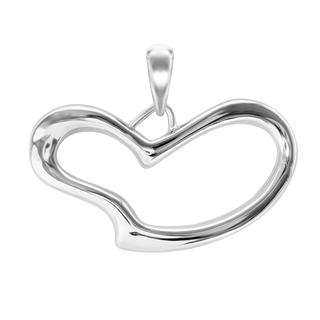 Large Open Heart Charm (23 x 31mm)