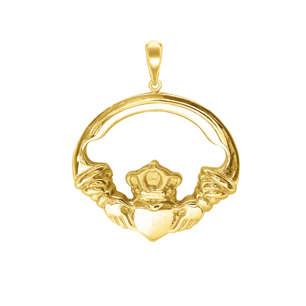 Large Claddagh Charm (35 x 30mm)