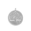 Circle with Tree Engraving Charm (26 x 25mm)