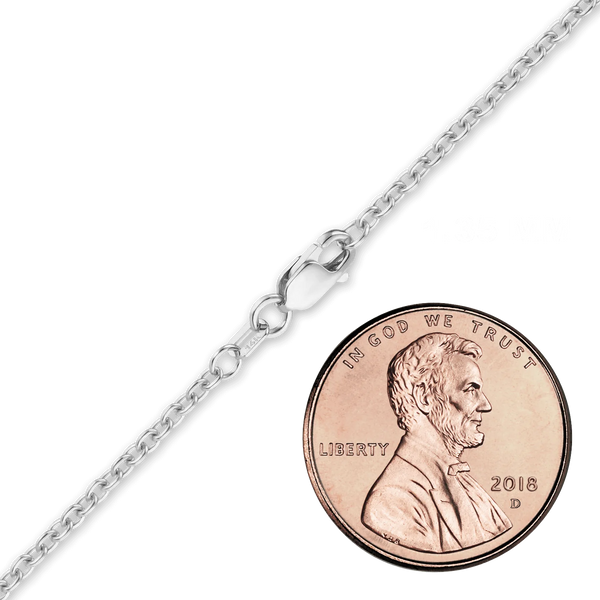 Canal St. Cable Bracelet in 14K White Gold