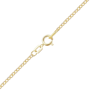 Canal St. Cable Necklace Necklace with Spring Ring in 14K Yellow Gold