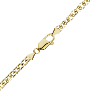 Canal St. Cable Chain Bracelet in 10K Yellow Gold