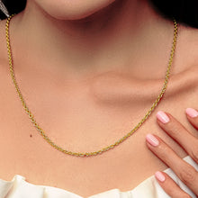 Load image into Gallery viewer, Canal St. Cable Necklace in 18K Yellow Gold
