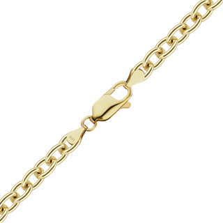 Canal St. Cable Anklet in 18K Yellow Gold