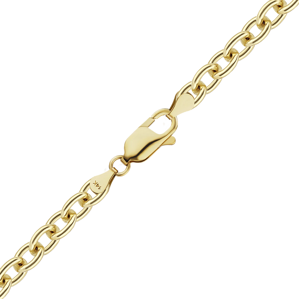 Canal St. Cable Necklace in 14K Yellow Gold
