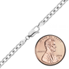Canal St. Cable Necklace in 14K White Gold