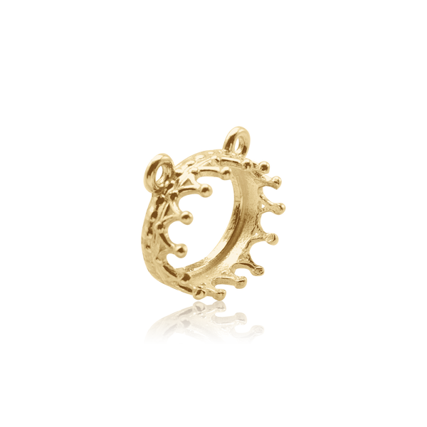 ITI NYC Oval Gallery Wire Bezel in 14K Gold (7.00 x 5.00 mm - 10.00 x 8.00 mm)