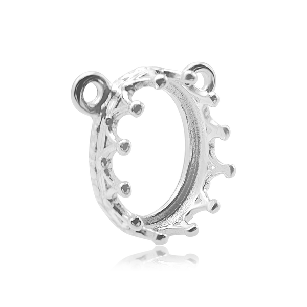 ITI NYC Oval Gallery Wire Bezel in 14K Gold (8.00 x 6.00 mm - 10.00 x 8.00 mm)