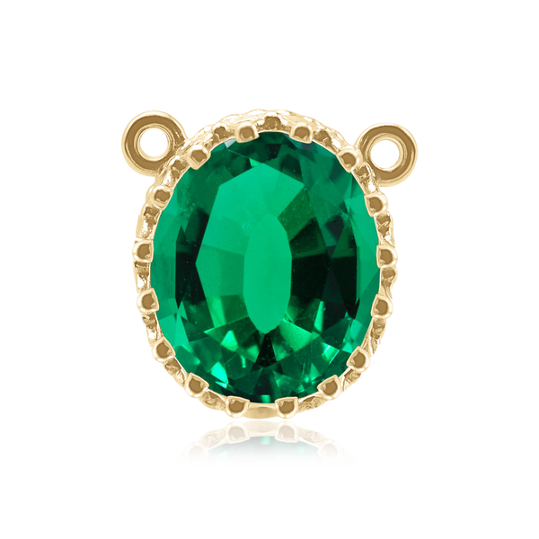 ITI NYC Oval Gallery Wire Bezel in 14K Gold (8.00 x 6.00 mm - 10.00 x 8.00 mm)