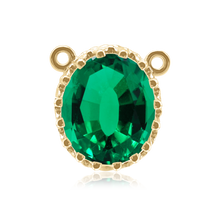 Load image into Gallery viewer, ITI NYC Oval Gallery Wire Bezel in 14K Gold (8.00 x 6.00 mm - 10.00 x 8.00 mm)
