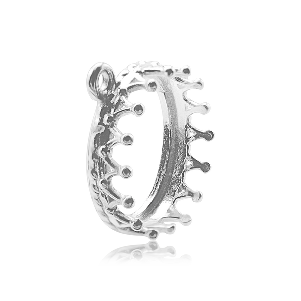 ITI NYC Oval Gallery Wire Bezel in Sterling Silver (8.00 x 6.00 mm - 10.00 x 8.00 mm)