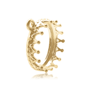 ITI NYC Oval Gallery Wire Bezel in 14K Gold (8.00 x 6.00 mm - 10.00 x 8.00 mm)