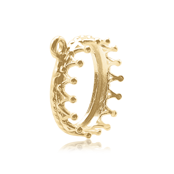 ITI NYC Oval Gallery Wire Bezel in 14K Gold (8.00 x 6.00 mm - 10.00 x 8.00 mm)