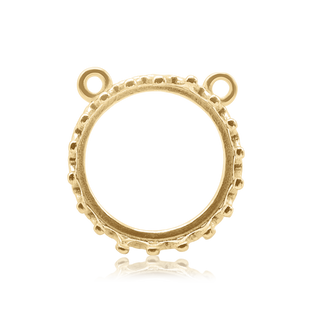 ITI NYC Round Gallery Wire Bezel in 14K Gold (6.00 mm - 10.00 mm)