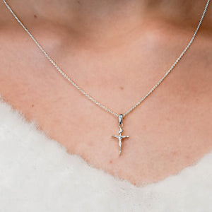 ITI NYC Classic Crucifix Pendant in 14K Gold