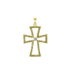 ITI NYC Cross Pattee Pendant with Cubic Zirconia in Sterling Silver