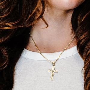 ITI NYC Classic Crucifix Pendant in Sterling Silver