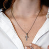 ITI NYC Flared Cross Pendant in Sterling Silver