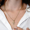 ITI NYC Flared Cross Pendant in Sterling Silver