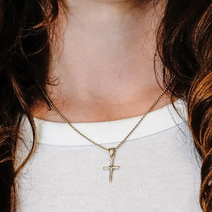 ITI NYC Wrap Cross Pendant in Sterling Silver