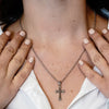 ITI NYC Flared Cross Pendant in Sterling Silver