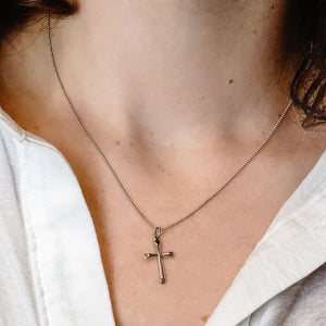 ITI NYC Passion Cross Pendant in Sterling Silver