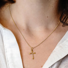 Load image into Gallery viewer, ITI NYC Passion Cross Pendant in Sterling Silver
