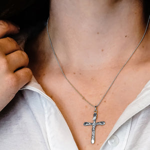 ITI NYC Traditional Crucifix Pendant in Sterling Silver