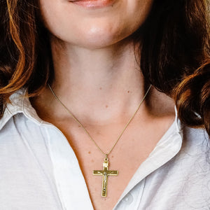 ITI NYC Classic Crucifix Pendant in Sterling Silver