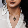 ITI NYC Latin Cross Pendant Medallion with Black Enamel in Sterling Silver