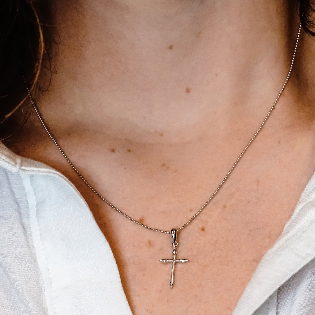 ITI NYC Passion Cross Pendant in Sterling Silver