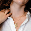 ITI NYC Trefoil Cross Dog Tag Christian Pendant in Sterling Silver