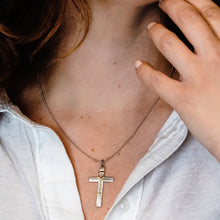 Load image into Gallery viewer, ITI NYC Classic Cross Pendant in Sterling Silver
